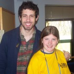 Authors Unlimited 5 Author Adam Silvera with his Teen Volunteer at Authors Unlimited 4